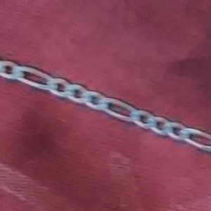 New, Sterling Silver Figaro Bracelet